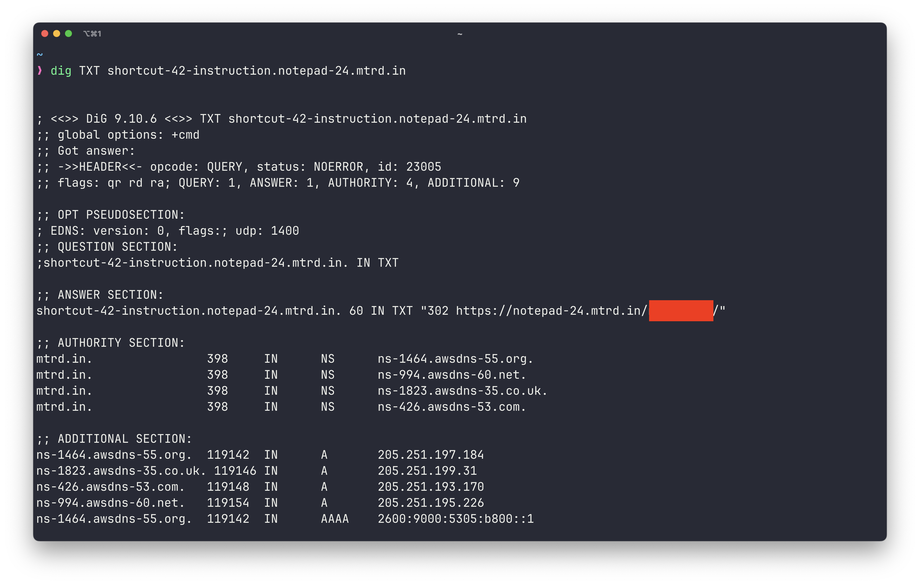 Dig Result 2